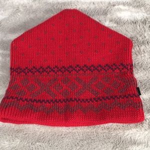 Vintage Smiley wool blend ski hat